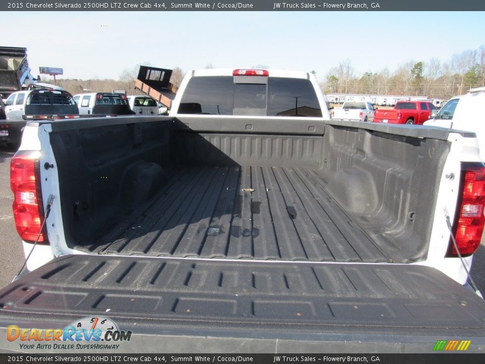 2015 Chevrolet Silverado 2500HD LTZ Crew Cab 4x4 Summit White / Cocoa/Dune Photo #13