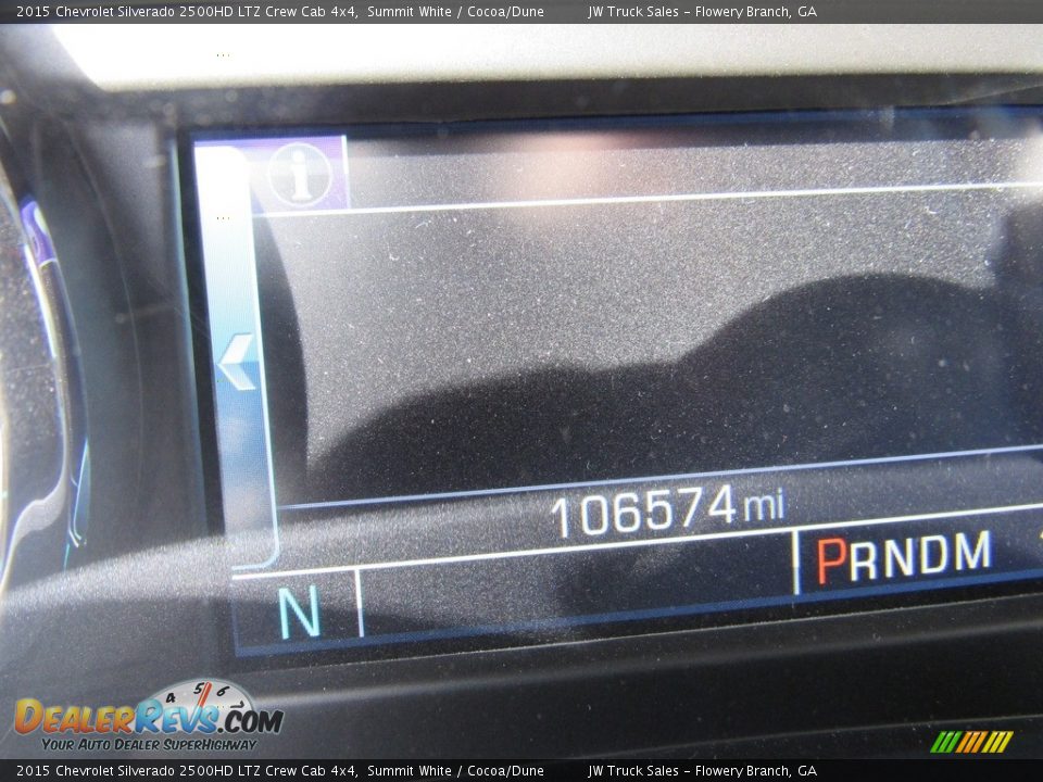 2015 Chevrolet Silverado 2500HD LTZ Crew Cab 4x4 Summit White / Cocoa/Dune Photo #22