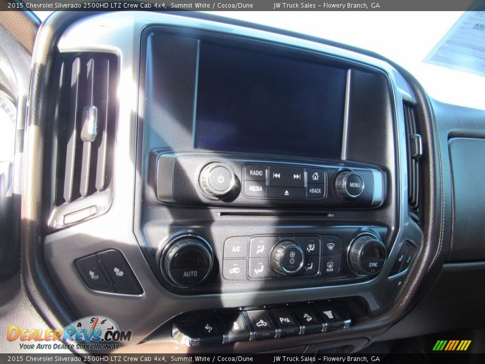 2015 Chevrolet Silverado 2500HD LTZ Crew Cab 4x4 Summit White / Cocoa/Dune Photo #23