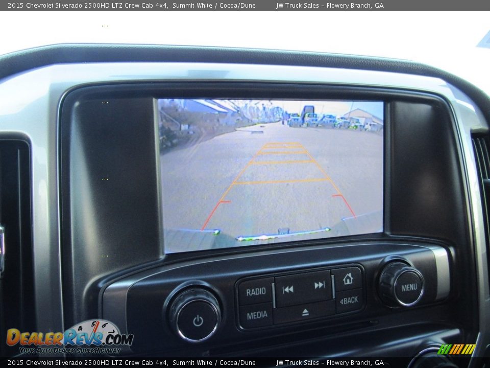 2015 Chevrolet Silverado 2500HD LTZ Crew Cab 4x4 Summit White / Cocoa/Dune Photo #24