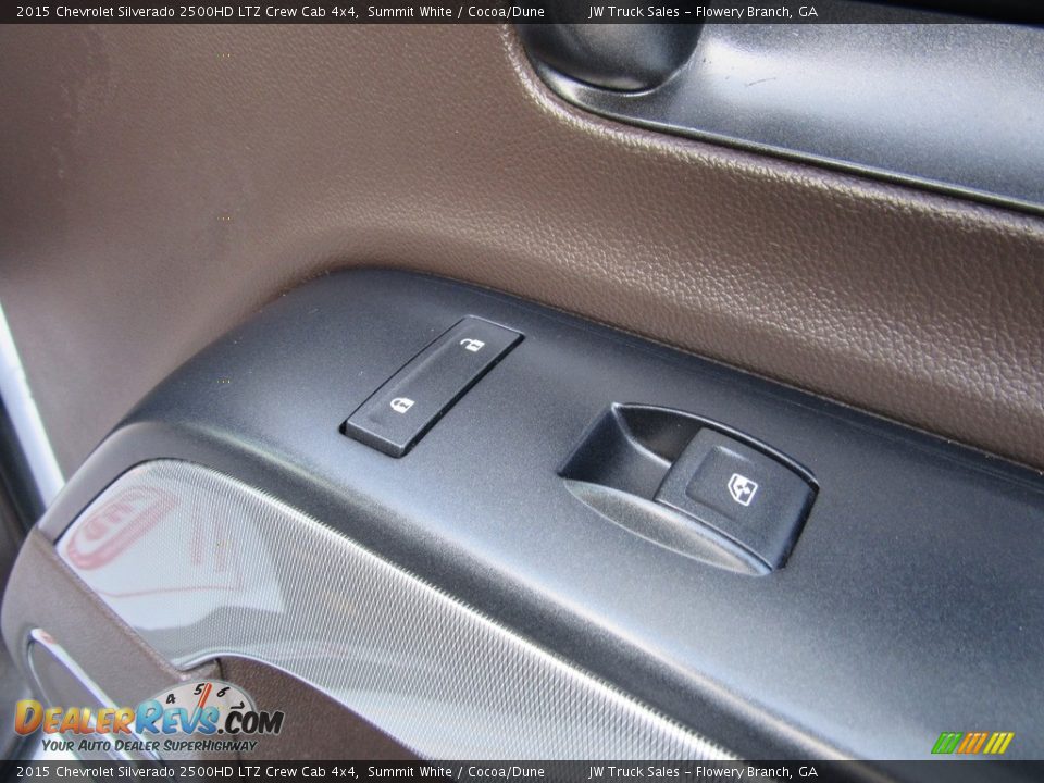 2015 Chevrolet Silverado 2500HD LTZ Crew Cab 4x4 Summit White / Cocoa/Dune Photo #30