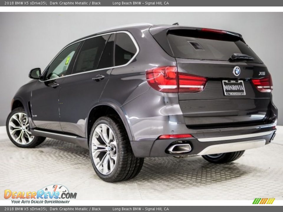 2018 BMW X5 sDrive35i Dark Graphite Metallic / Black Photo #3