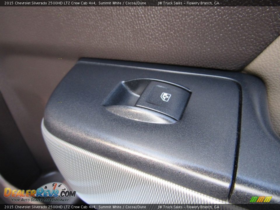 2015 Chevrolet Silverado 2500HD LTZ Crew Cab 4x4 Summit White / Cocoa/Dune Photo #32