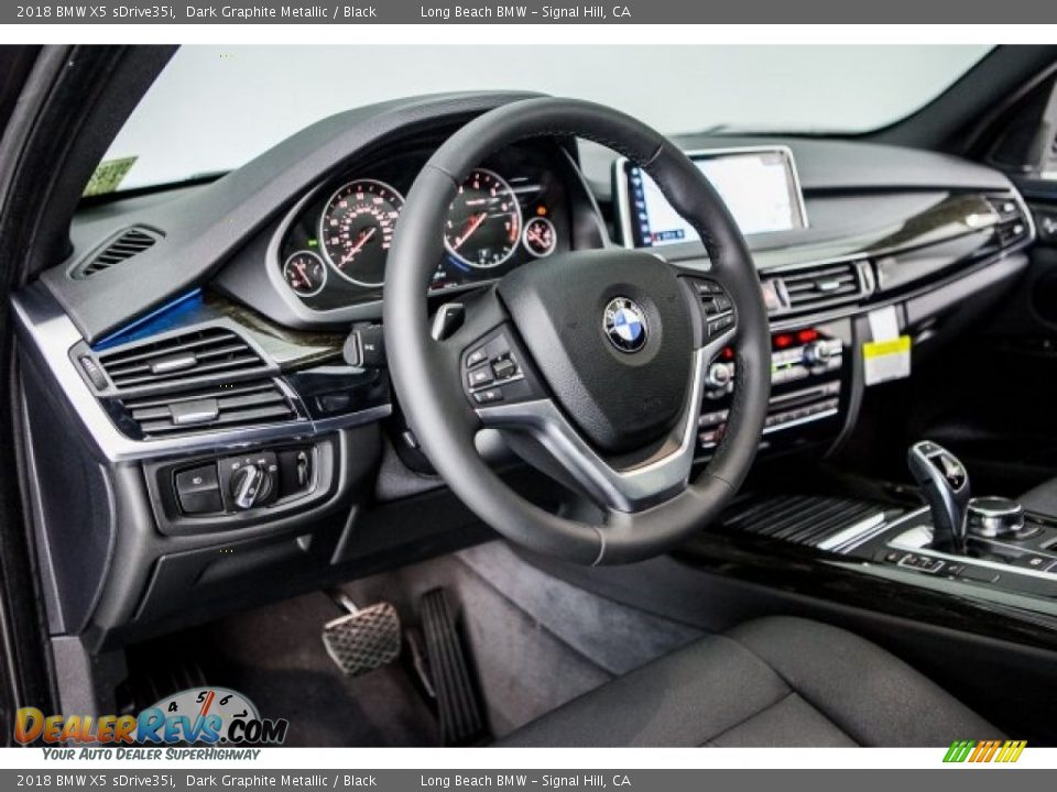 2018 BMW X5 sDrive35i Dark Graphite Metallic / Black Photo #5