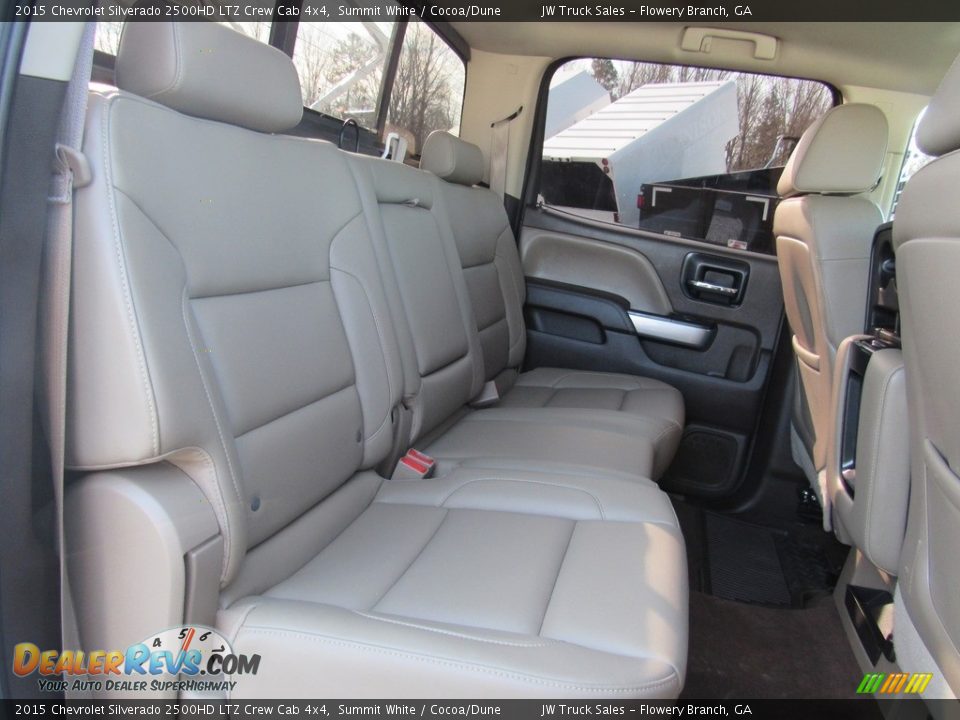 2015 Chevrolet Silverado 2500HD LTZ Crew Cab 4x4 Summit White / Cocoa/Dune Photo #33