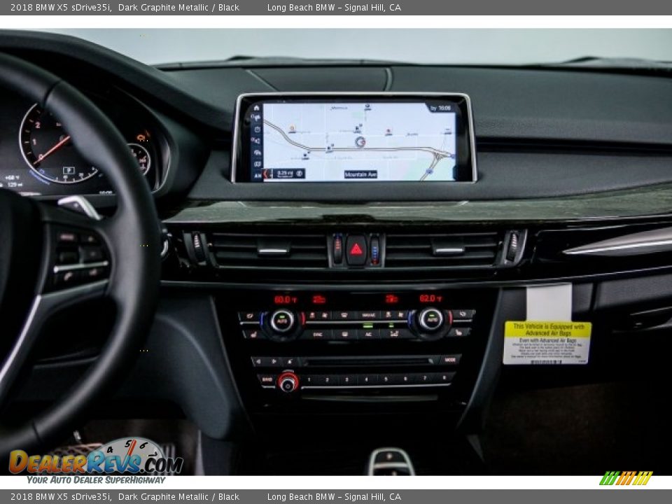 2018 BMW X5 sDrive35i Dark Graphite Metallic / Black Photo #6