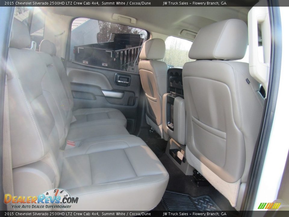 2015 Chevrolet Silverado 2500HD LTZ Crew Cab 4x4 Summit White / Cocoa/Dune Photo #34
