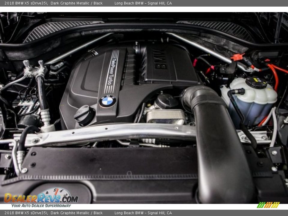 2018 BMW X5 sDrive35i Dark Graphite Metallic / Black Photo #8