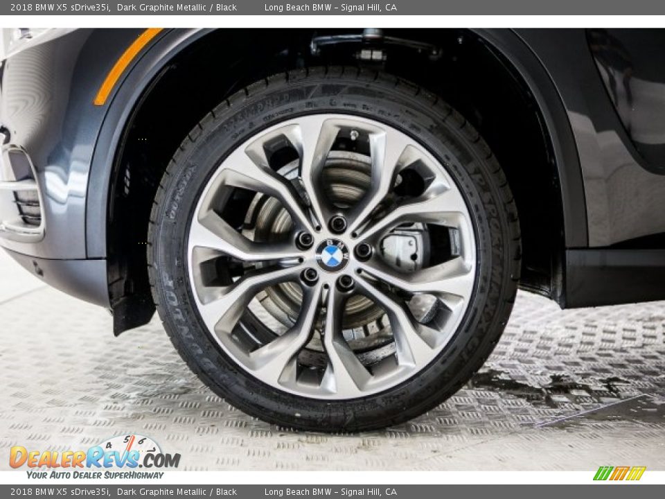 2018 BMW X5 sDrive35i Dark Graphite Metallic / Black Photo #9