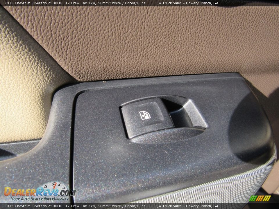 2015 Chevrolet Silverado 2500HD LTZ Crew Cab 4x4 Summit White / Cocoa/Dune Photo #36