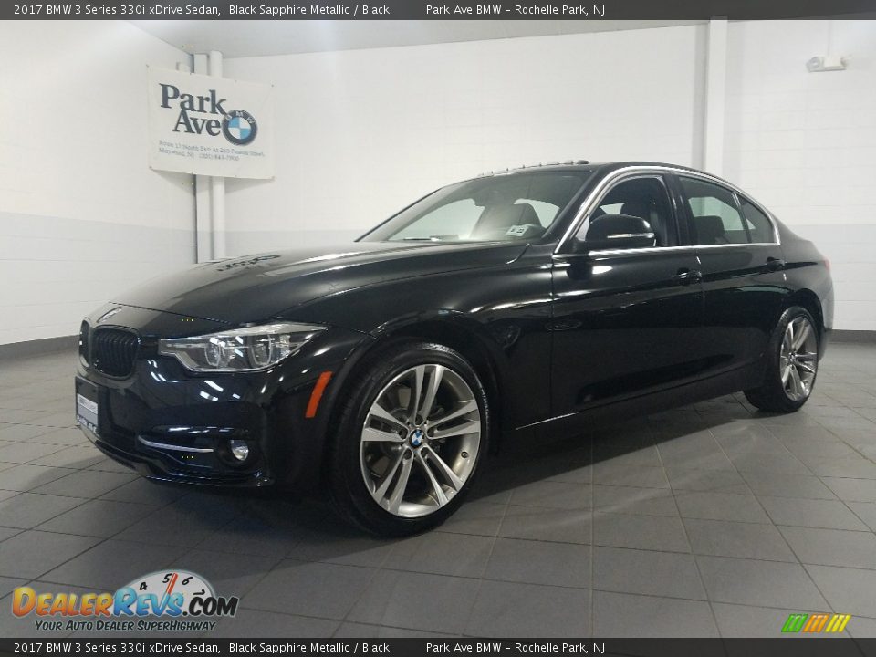 2017 BMW 3 Series 330i xDrive Sedan Black Sapphire Metallic / Black Photo #1