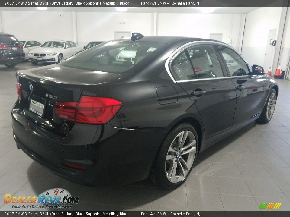 2017 BMW 3 Series 330i xDrive Sedan Black Sapphire Metallic / Black Photo #5