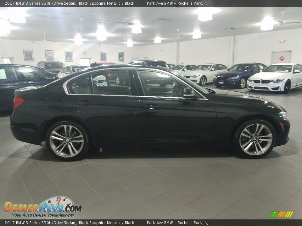 2017 BMW 3 Series 330i xDrive Sedan Black Sapphire Metallic / Black Photo #6