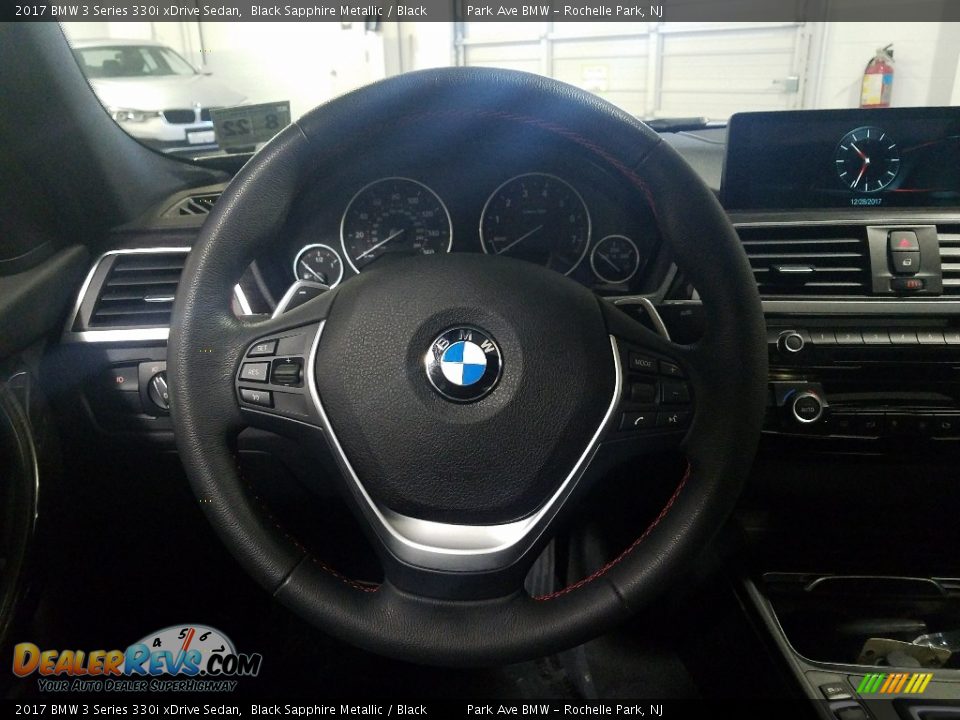 2017 BMW 3 Series 330i xDrive Sedan Black Sapphire Metallic / Black Photo #13