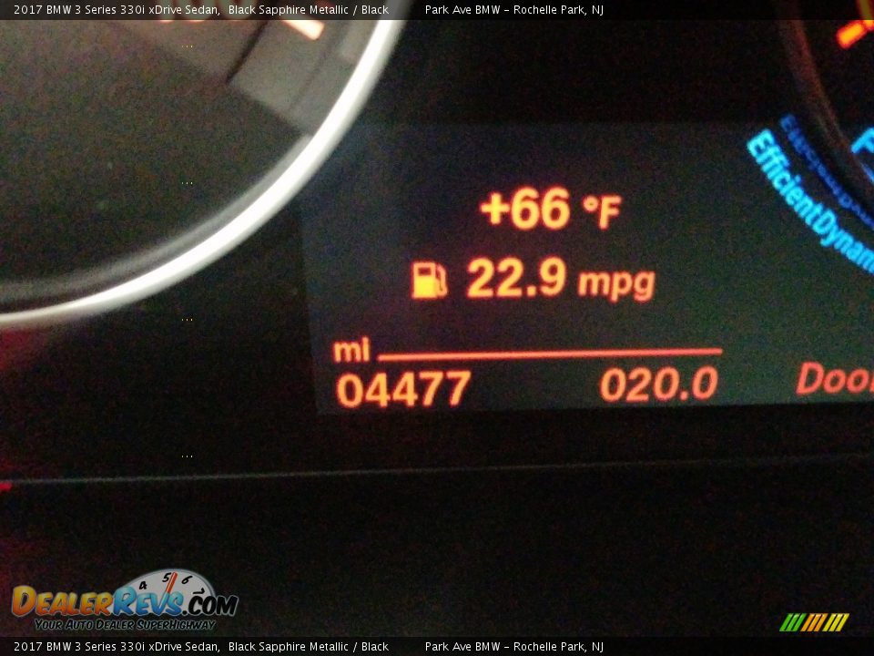 2017 BMW 3 Series 330i xDrive Sedan Black Sapphire Metallic / Black Photo #17