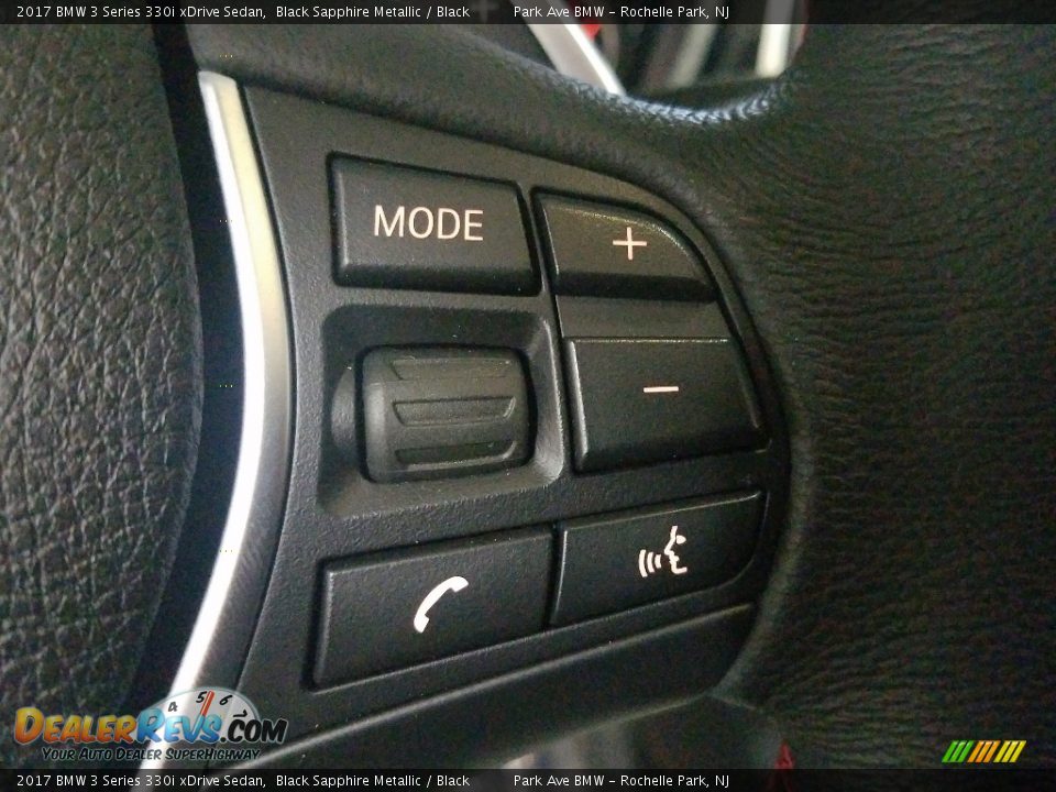 2017 BMW 3 Series 330i xDrive Sedan Black Sapphire Metallic / Black Photo #18