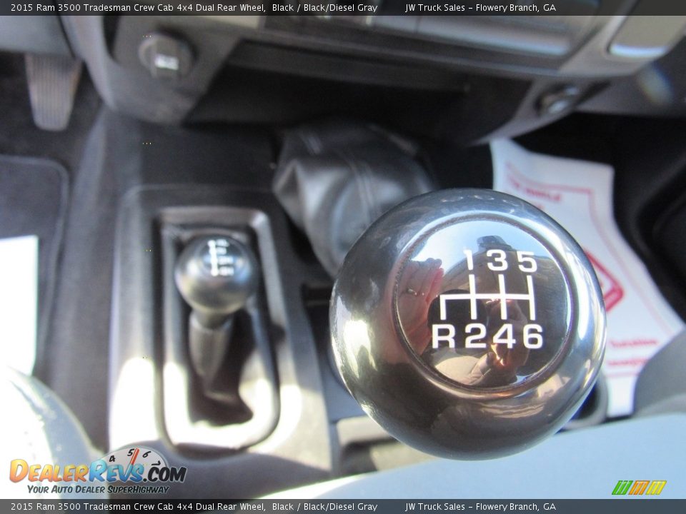 2015 Ram 3500 Tradesman Crew Cab 4x4 Dual Rear Wheel Black / Black/Diesel Gray Photo #22