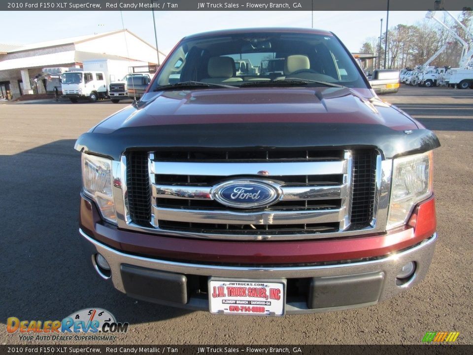 2010 Ford F150 XLT SuperCrew Red Candy Metallic / Tan Photo #33