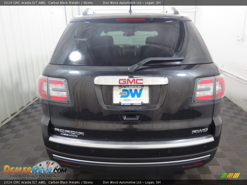2014 GMC Acadia SLT AWD Carbon Black Metallic / Ebony Photo #11