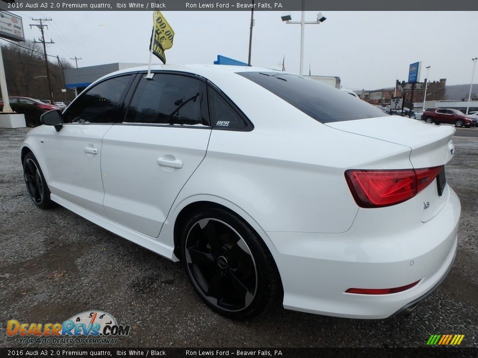 2016 Audi A3 2.0 Premium quattro Ibis White / Black Photo #4