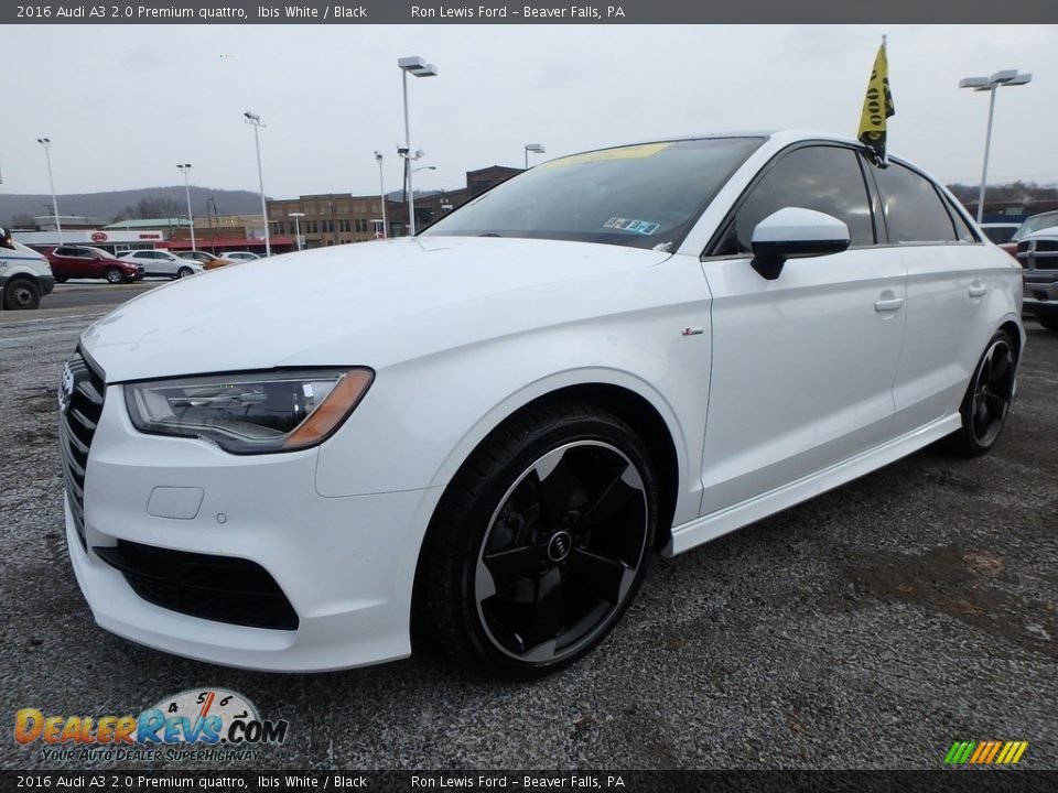 2016 Audi A3 2.0 Premium quattro Ibis White / Black Photo #7