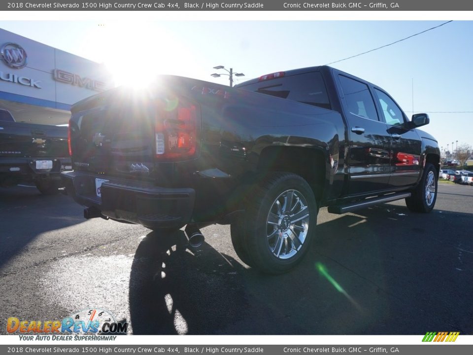 2018 Chevrolet Silverado 1500 High Country Crew Cab 4x4 Black / High Country Saddle Photo #5
