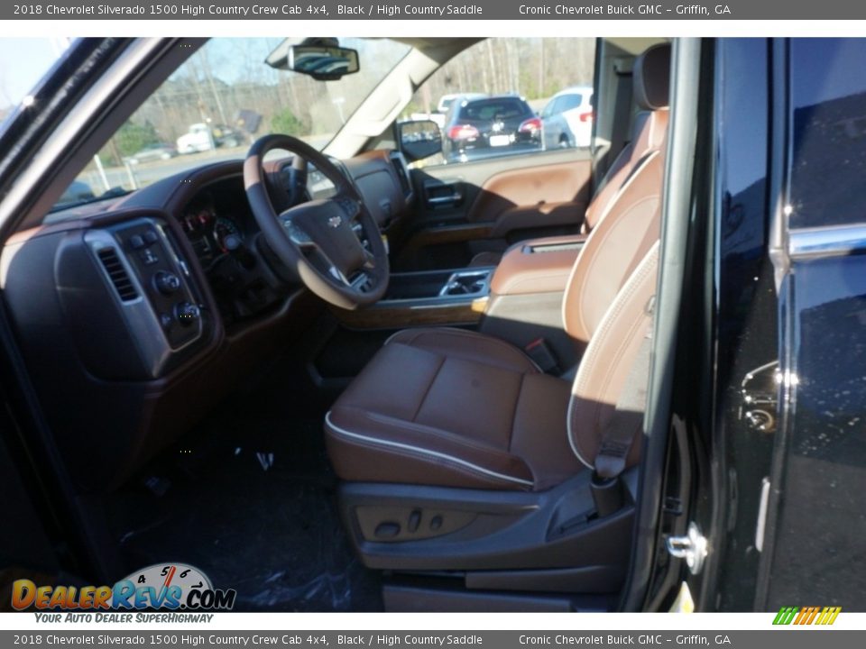 2018 Chevrolet Silverado 1500 High Country Crew Cab 4x4 Black / High Country Saddle Photo #7