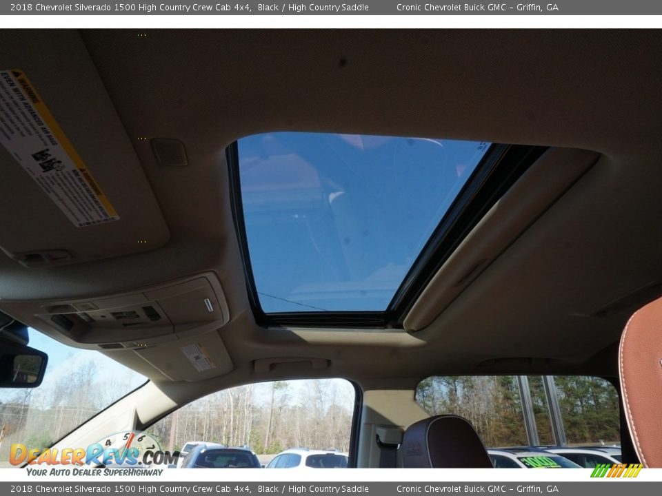 2018 Chevrolet Silverado 1500 High Country Crew Cab 4x4 Black / High Country Saddle Photo #9