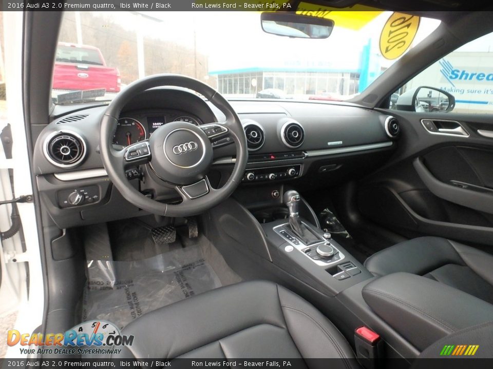 2016 Audi A3 2.0 Premium quattro Ibis White / Black Photo #13