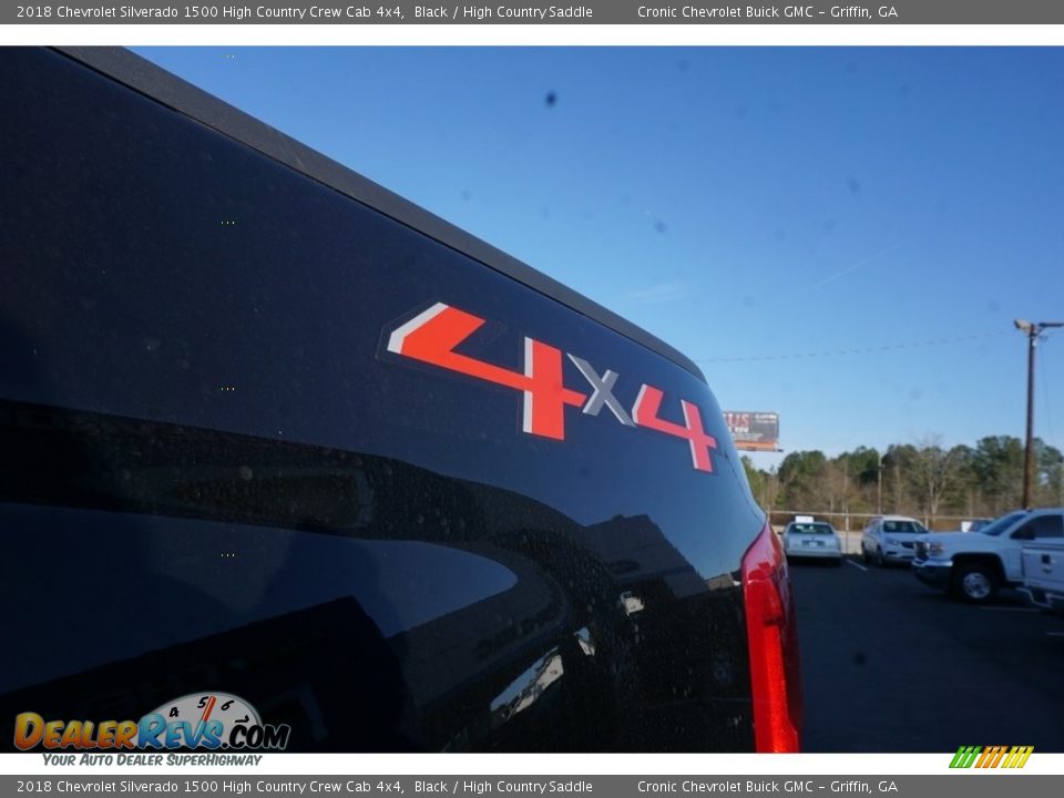 2018 Chevrolet Silverado 1500 High Country Crew Cab 4x4 Black / High Country Saddle Photo #11