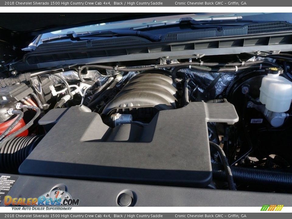 2018 Chevrolet Silverado 1500 High Country Crew Cab 4x4 Black / High Country Saddle Photo #12