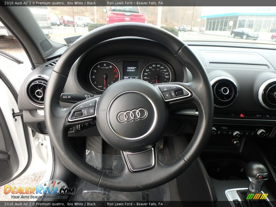 2016 Audi A3 2.0 Premium quattro Ibis White / Black Photo #16