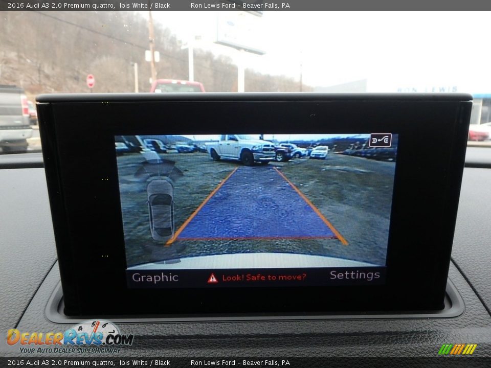 2016 Audi A3 2.0 Premium quattro Ibis White / Black Photo #20