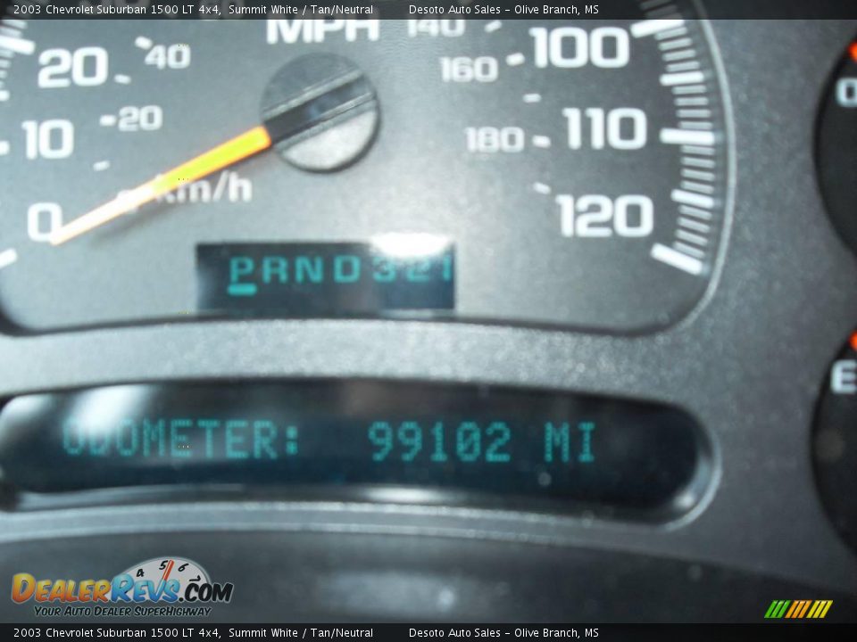 2003 Chevrolet Suburban 1500 LT 4x4 Summit White / Tan/Neutral Photo #9