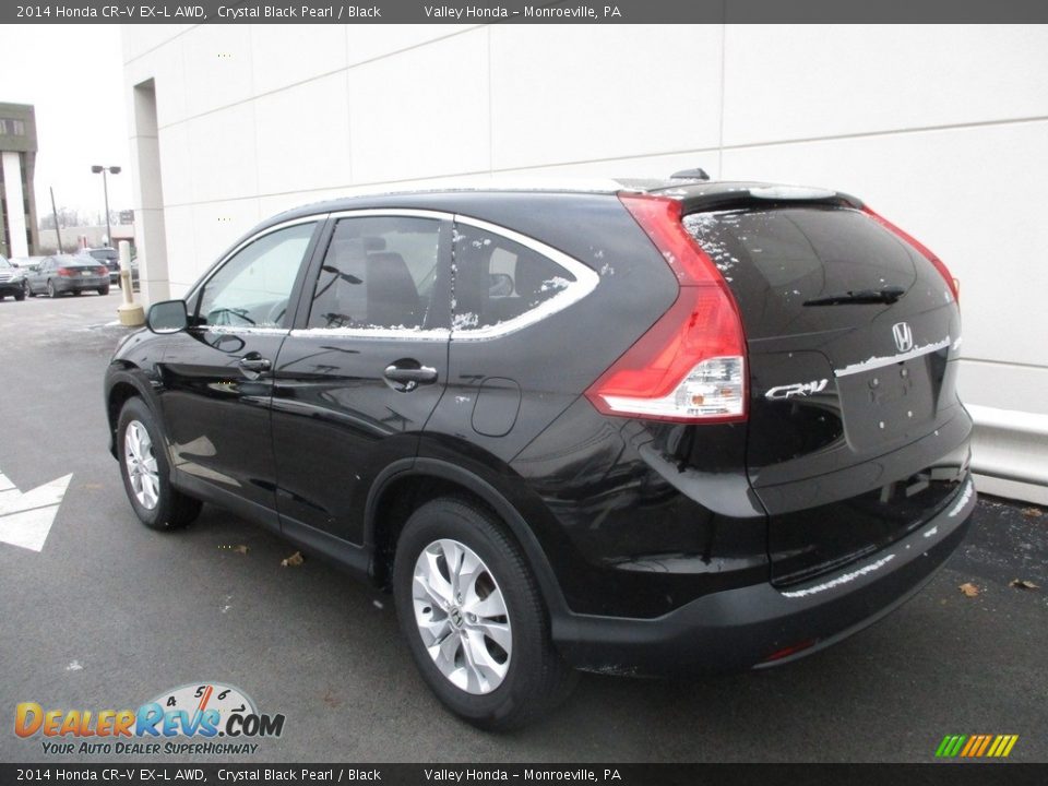 2014 Honda CR-V EX-L AWD Crystal Black Pearl / Black Photo #3