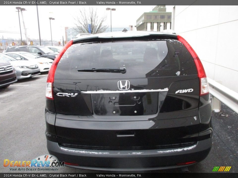 2014 Honda CR-V EX-L AWD Crystal Black Pearl / Black Photo #4
