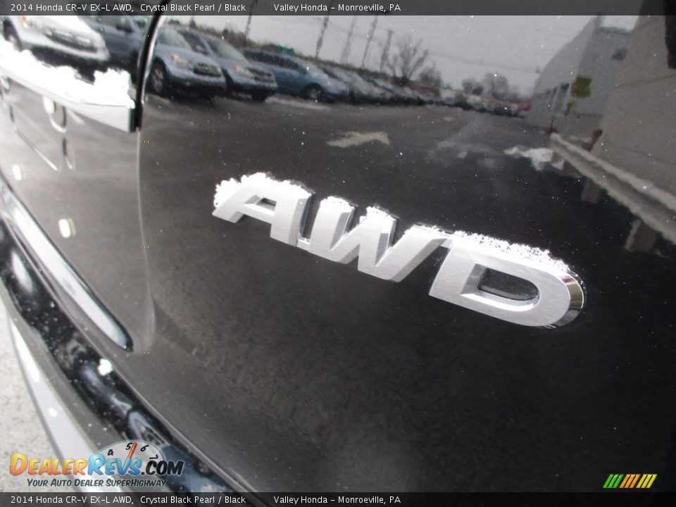 2014 Honda CR-V EX-L AWD Crystal Black Pearl / Black Photo #6