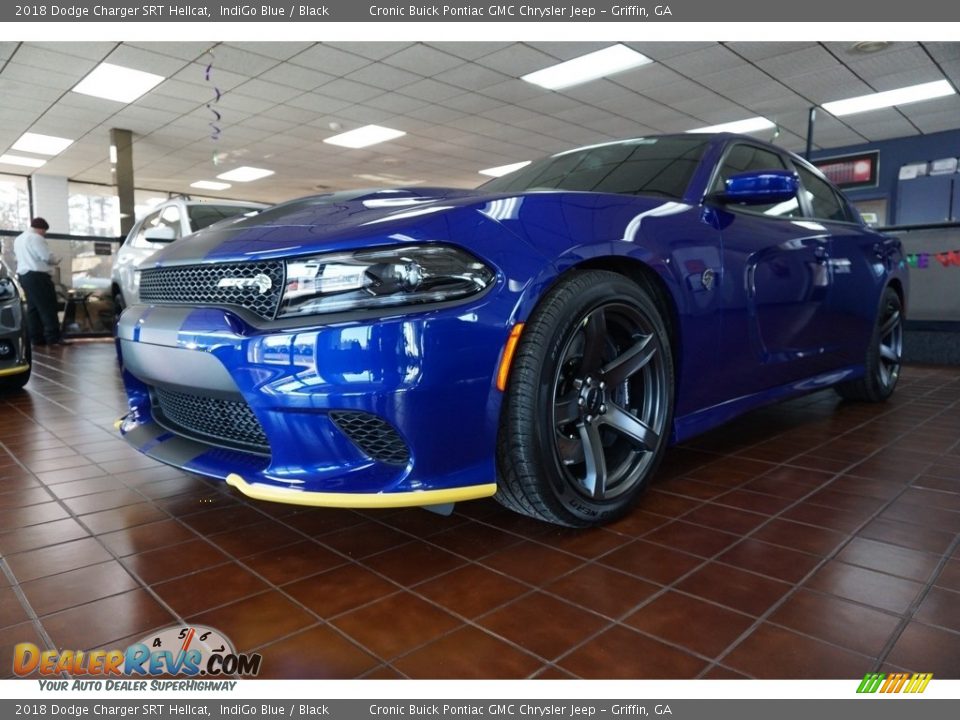 2018 Dodge Charger SRT Hellcat IndiGo Blue / Black Photo #3