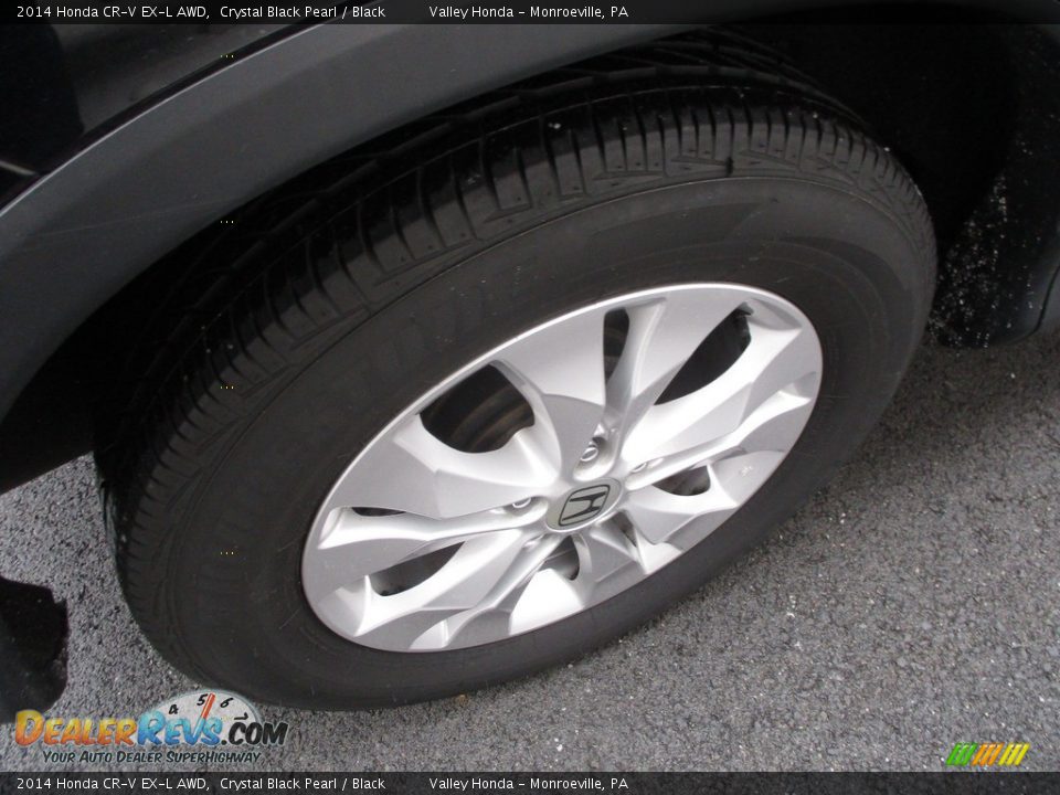 2014 Honda CR-V EX-L AWD Crystal Black Pearl / Black Photo #7