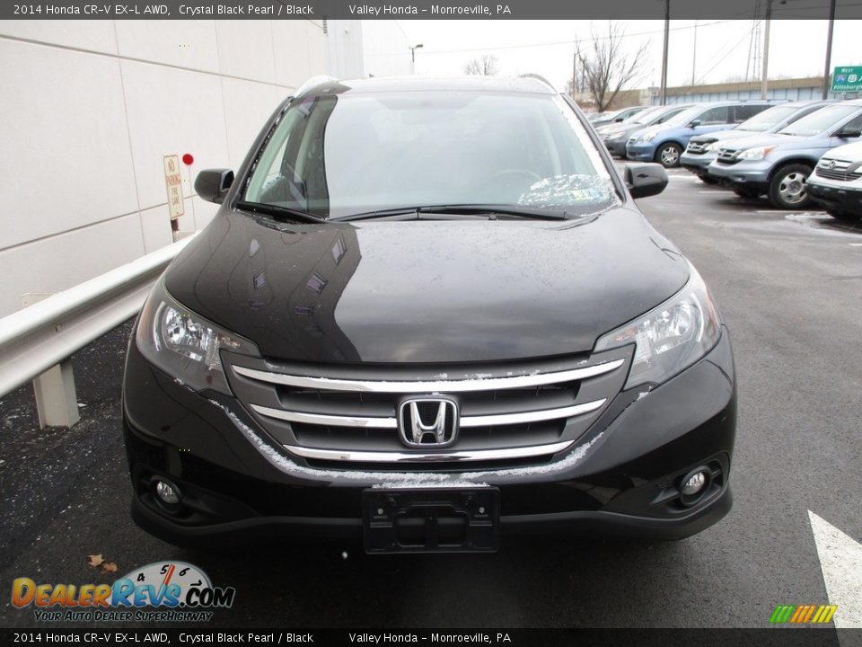 2014 Honda CR-V EX-L AWD Crystal Black Pearl / Black Photo #9