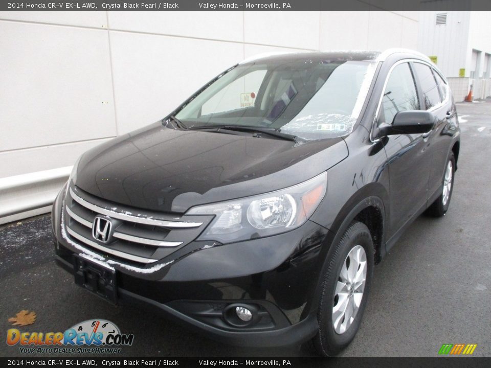 2014 Honda CR-V EX-L AWD Crystal Black Pearl / Black Photo #10