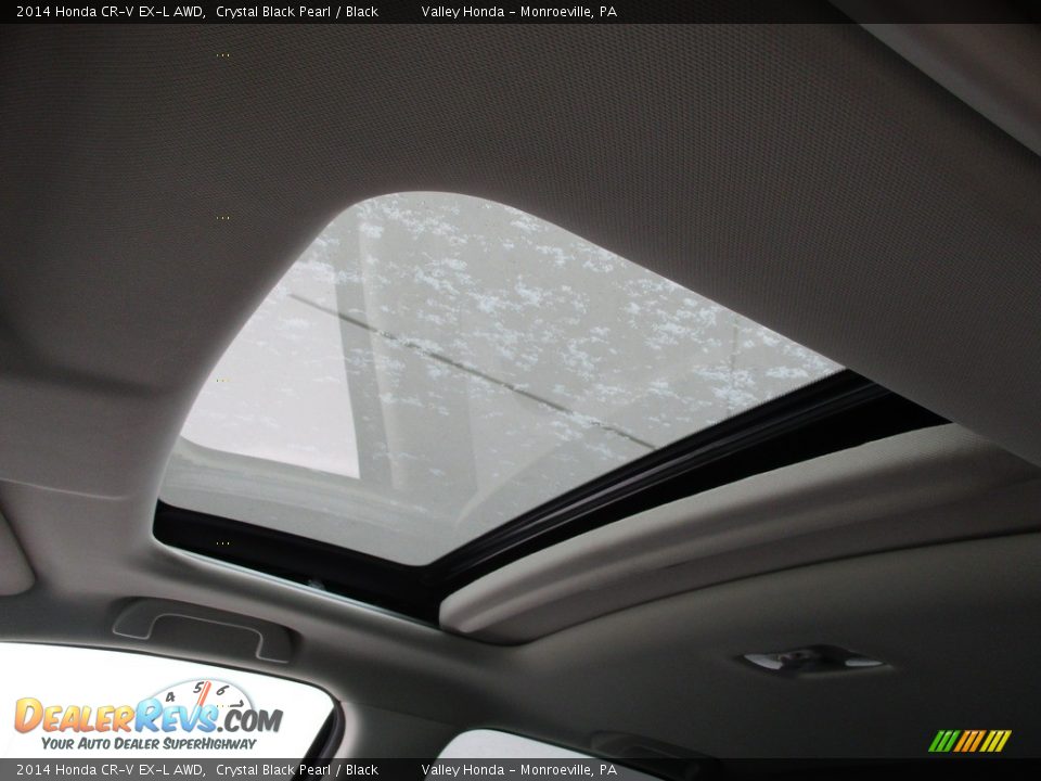 2014 Honda CR-V EX-L AWD Crystal Black Pearl / Black Photo #12