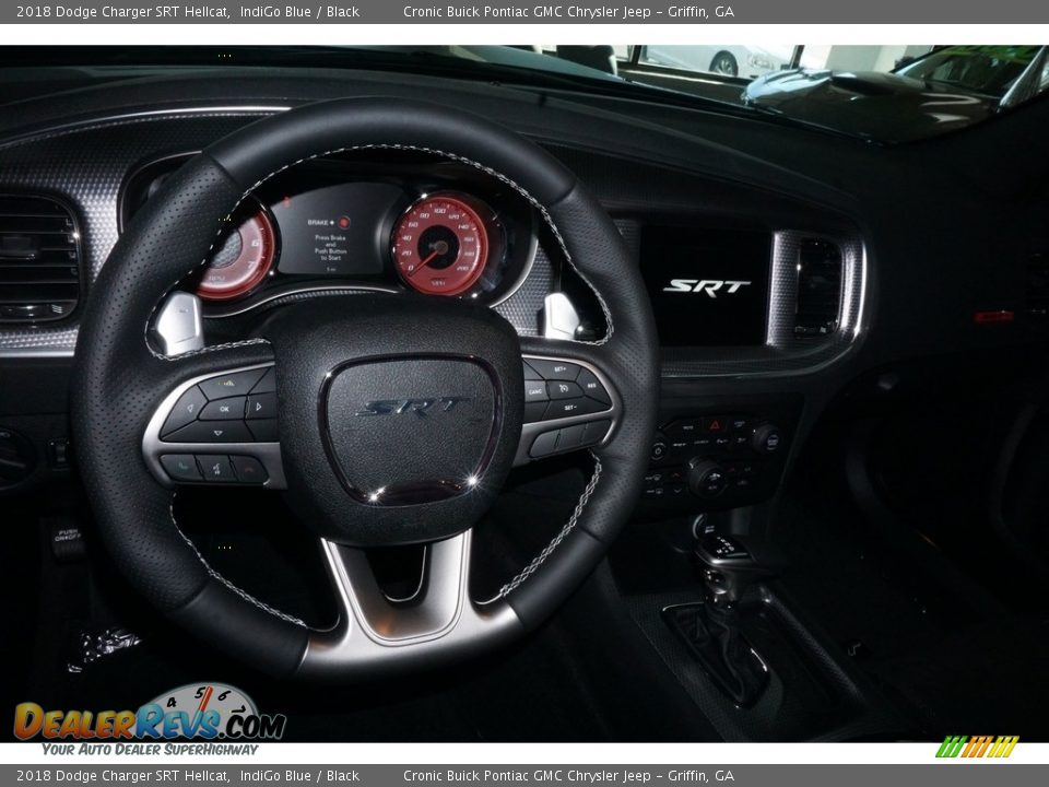 2018 Dodge Charger SRT Hellcat IndiGo Blue / Black Photo #10