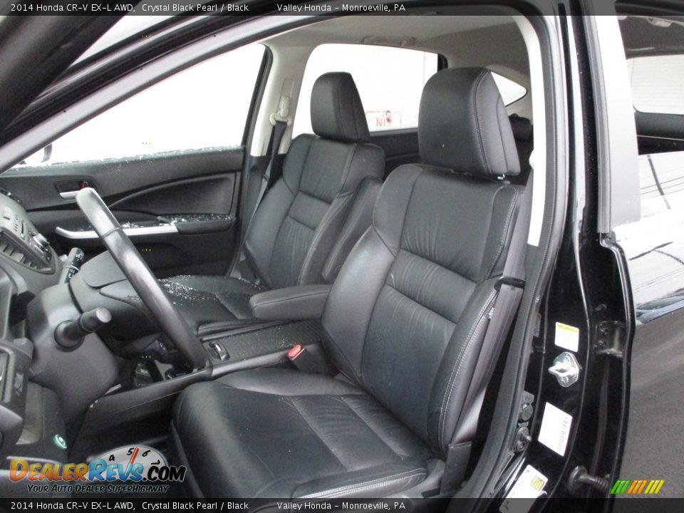 2014 Honda CR-V EX-L AWD Crystal Black Pearl / Black Photo #13