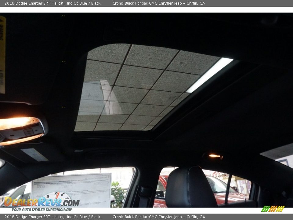 2018 Dodge Charger SRT Hellcat IndiGo Blue / Black Photo #11