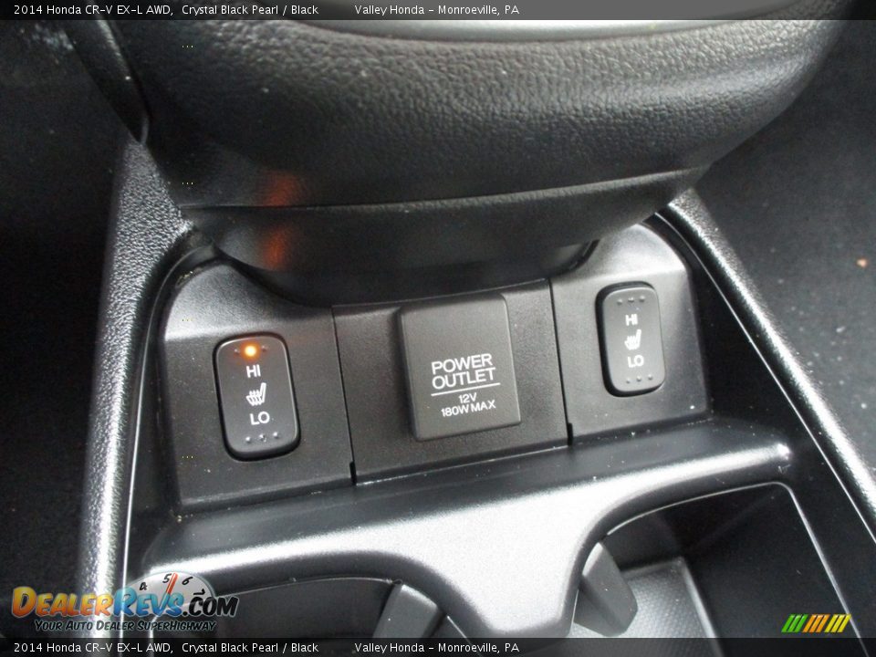 2014 Honda CR-V EX-L AWD Crystal Black Pearl / Black Photo #16