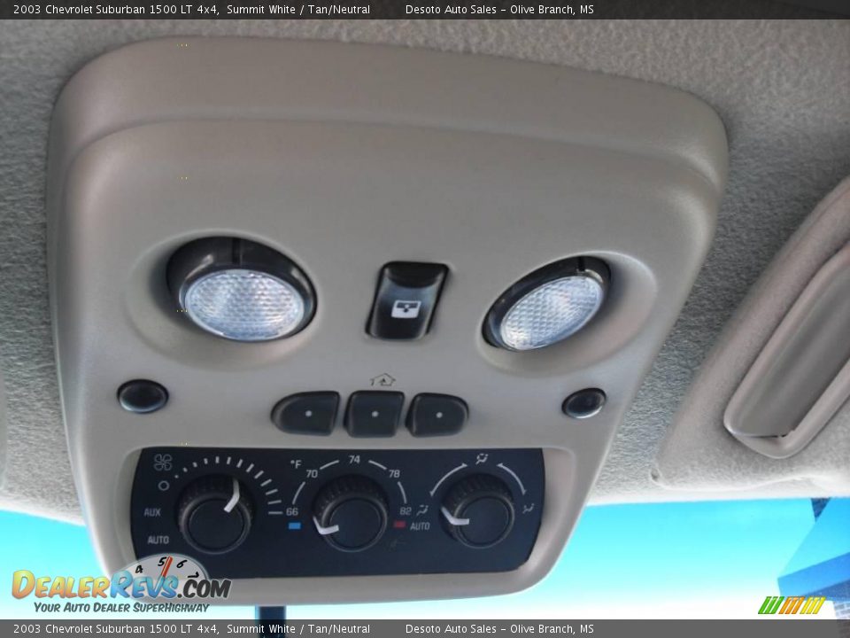2003 Chevrolet Suburban 1500 LT 4x4 Summit White / Tan/Neutral Photo #13