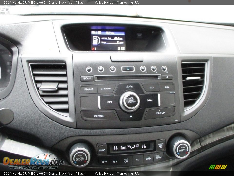 2014 Honda CR-V EX-L AWD Crystal Black Pearl / Black Photo #17