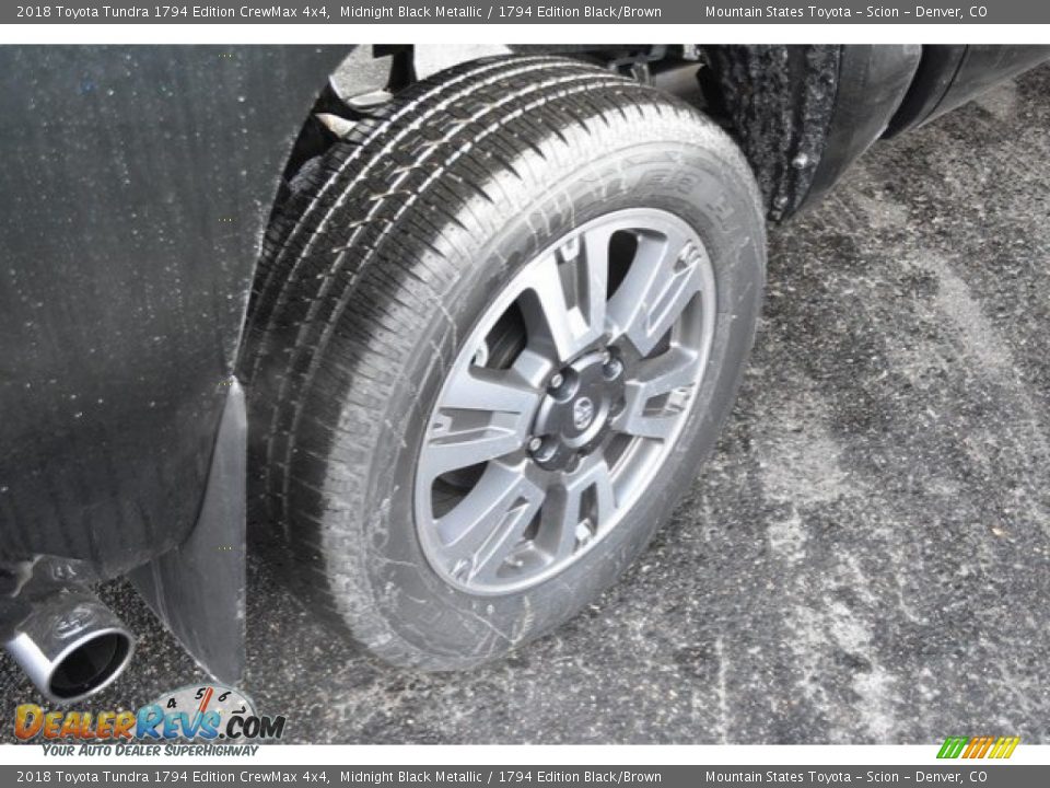 2018 Toyota Tundra 1794 Edition CrewMax 4x4 Midnight Black Metallic / 1794 Edition Black/Brown Photo #9