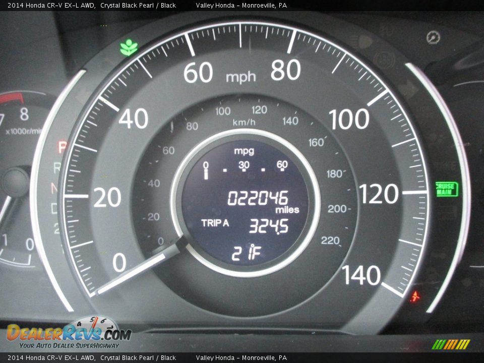 2014 Honda CR-V EX-L AWD Crystal Black Pearl / Black Photo #20